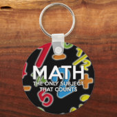 Porte-clés Math. Le seul sujet qui compte (Recto)
