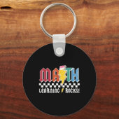 Porte-clés Math Learning Rocks Abcd Teacher Rock & Roll B (Recto)