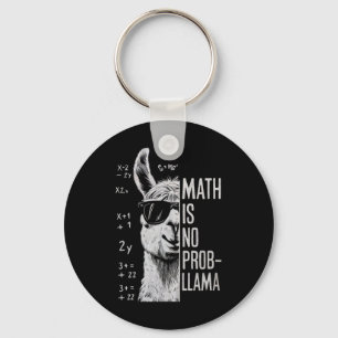 Porte-clés Math N'est Pas Un Problème-llama Drôle Llama Homme