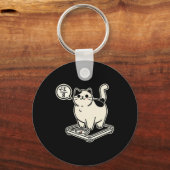 Porte-clés Math Pun Cat i Overate I Plus de 8 Funny Enseignan (Recto)