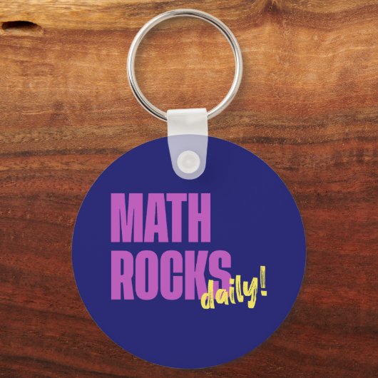 Porte-clés Math Rocks Daily (Verso)