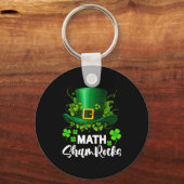 Porte-clés Math Shamrocks St. Patricks Day École (Recto)