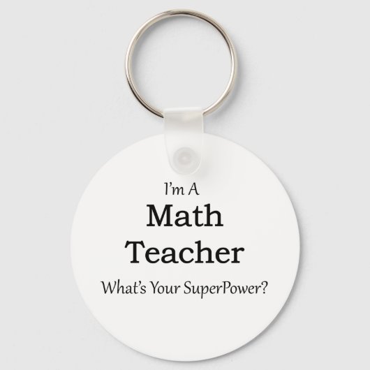 Porte-clés Math Teacher (Recto)