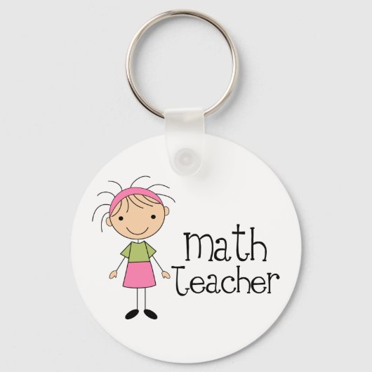 Porte-clés Math Teacher (Recto)