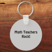 Porte-clés Math Teachers Rock ! (Recto)