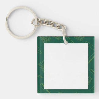 Porte-clés Mathématique verte