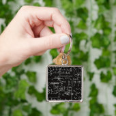 Porte-clés Mathématiques Geeky de maths personnalisées (main)