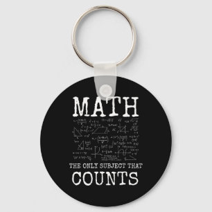 Porte-clés Mathématiques la seule matière qui compte professe