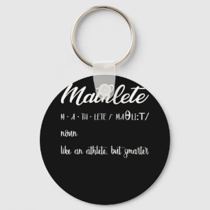 Porte-clés Mathlete Définition Math Geek Nerd