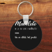 Porte-clés Mathlete Définition Math Geek Nerd (Recto)