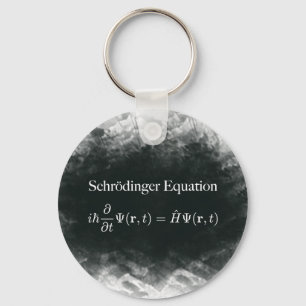 Porte-clés Maths d'équation de Schrödinger et physique de