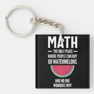 Porte-clés Maths. Drôle Math Sarcasm Citation Cadeau