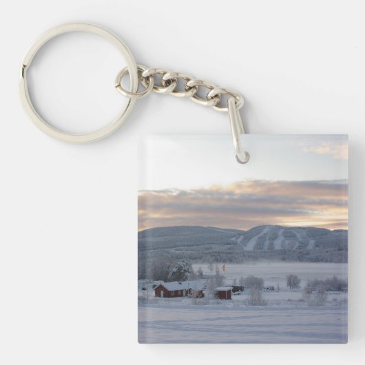 Porte-clés Matin #1 d'hiver (Devant)