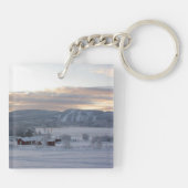 Porte-clés Matin #1 d'hiver (Dos)