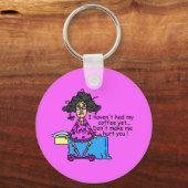 Porte-clés Matin Avant Humour Café (Recto)