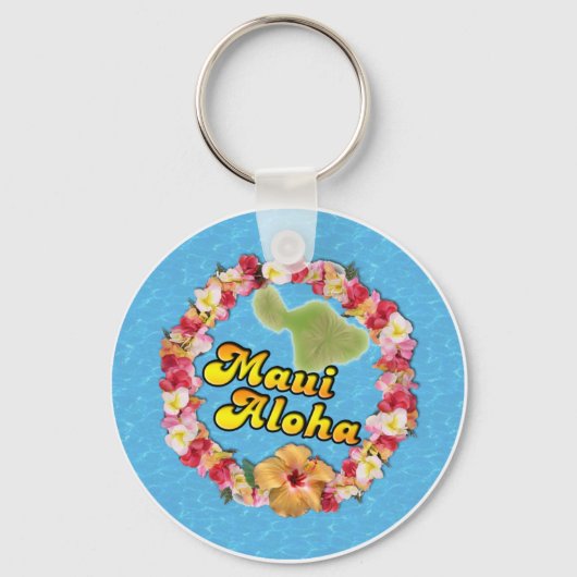 Porte-clés Maui Aloha (Recto)