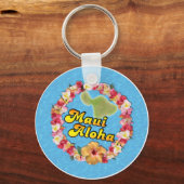 Porte-clés Maui Aloha (Recto)