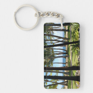 Porte-clés Maui Beach Palmiers Hawaii