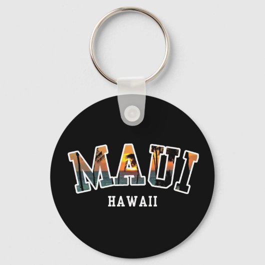 PORTE-CLÉS MAUI HAWAI (Recto)