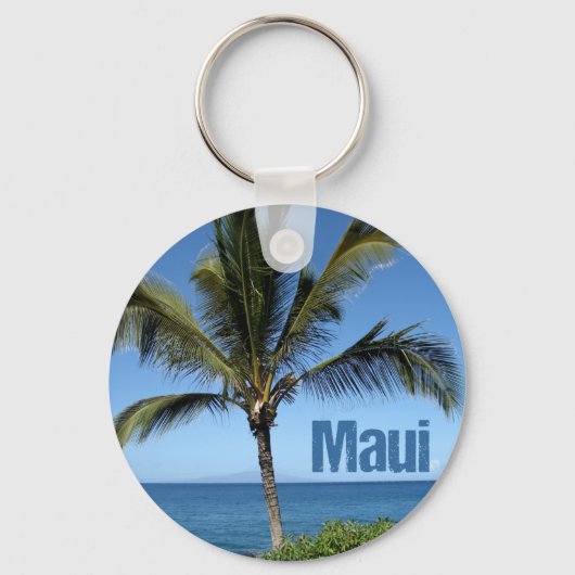 Porte-clés Maui Hawaii belle île de photographie plage (Recto)