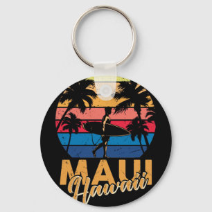 Porte-clés Maui Hawaii Hawaii vintage Plage surf des années 7