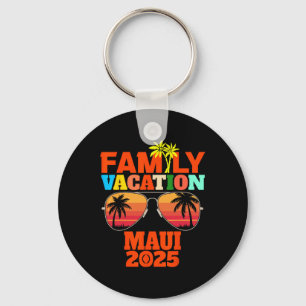 Porte-clés Maui Vacation 2025 Vacances familiales 2025 Mat de