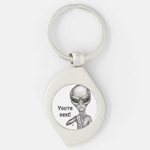 Porte-clés Mauvais Alien, Tu es le prochain !