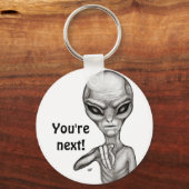Porte-clés Mauvais Alien, Tu es le prochain ! (Recto)