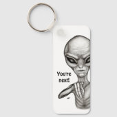 Porte-clés Mauvais Alien, Tu es le prochain ! (Recto)