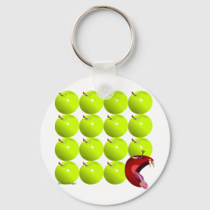 Porte-clés Mauvais Apple