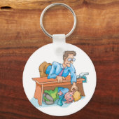 Porte-clés Mauvais comportement en classe (Recto)