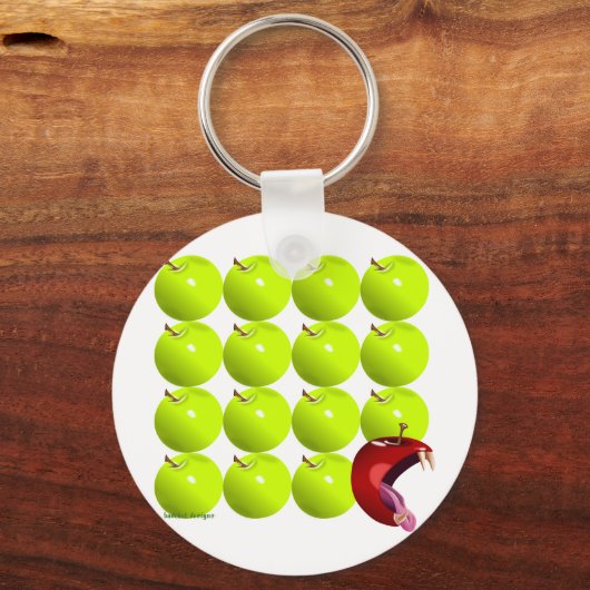 Porte-clés Mauvaise pomme (Recto)