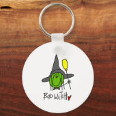 Porte-clés Mauvaise sorcière (Recto)