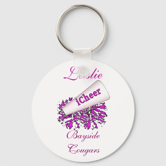 Porte-clés Mauve Porte - clé Pom-pom girl (Recto)
