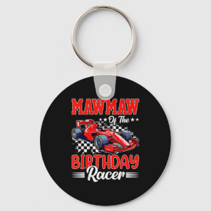 Porte-clés Mawmaw de la fête de voiture de course de l'annive