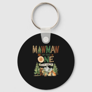 Porte-clés Mawmaw du premier anniversaire d'un campeur heureu