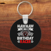 Porte-clés Mawmaw Of The Birthday Racer Race Car Party Family (Recto)