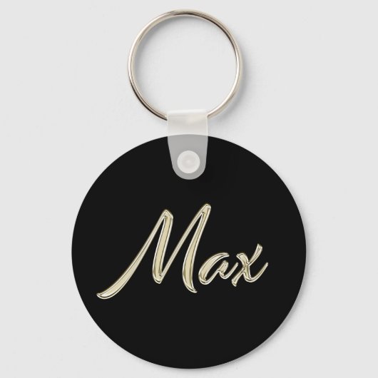 Porte-clés Max Whitegold Button (Recto)