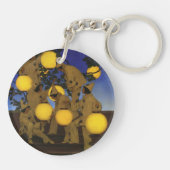 Porte-clés Maxfield Parrish Les Porteuses de Lanternes 1908 V (Dos)