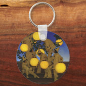 Porte-clés Maxfield Parrish Les Porteuses de Lanternes 1908 V (Verso)