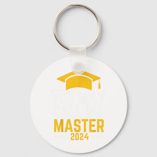 Porte-clés May Call Me Master 2024 Masters Diplôme (Recto)