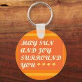 Porte-clés May Sun et Joy Surround vous encourageante (Recto)
