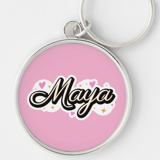Porte-clés Maya nom mignonne design (Devant)