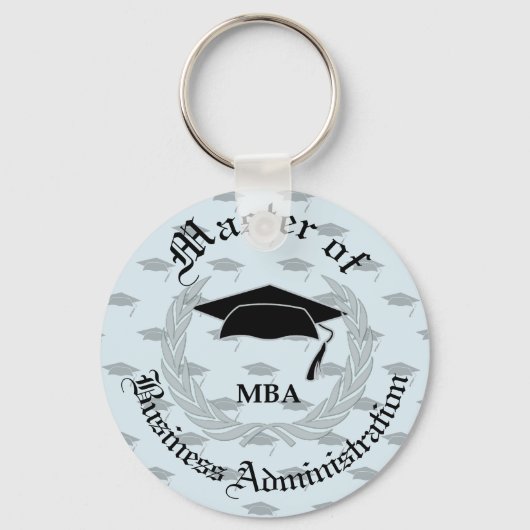 Porte-clés MBA Silver Laurel Wreath (Recto)