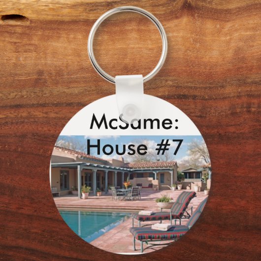 Porte-clés McSame : Maison #7 (Recto)