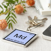 Porte-clés Md - Tee-shirt Symbole d'Élément de Chimie Détecte (Côté)