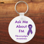 Porte-clés Me demander à propos du porte - clé FM (Recto)