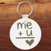 Porte-clés Me Plus You Equals Love Doodle Porte - clé (Recto)