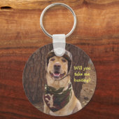 Porte-clés Me Prendrez-Vous À La Chasse ? (Recto)