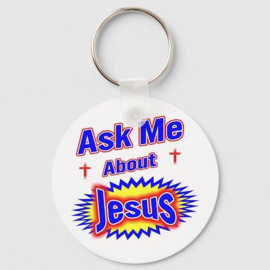 Porte-clés Me questionner sur Jésus (Recto)